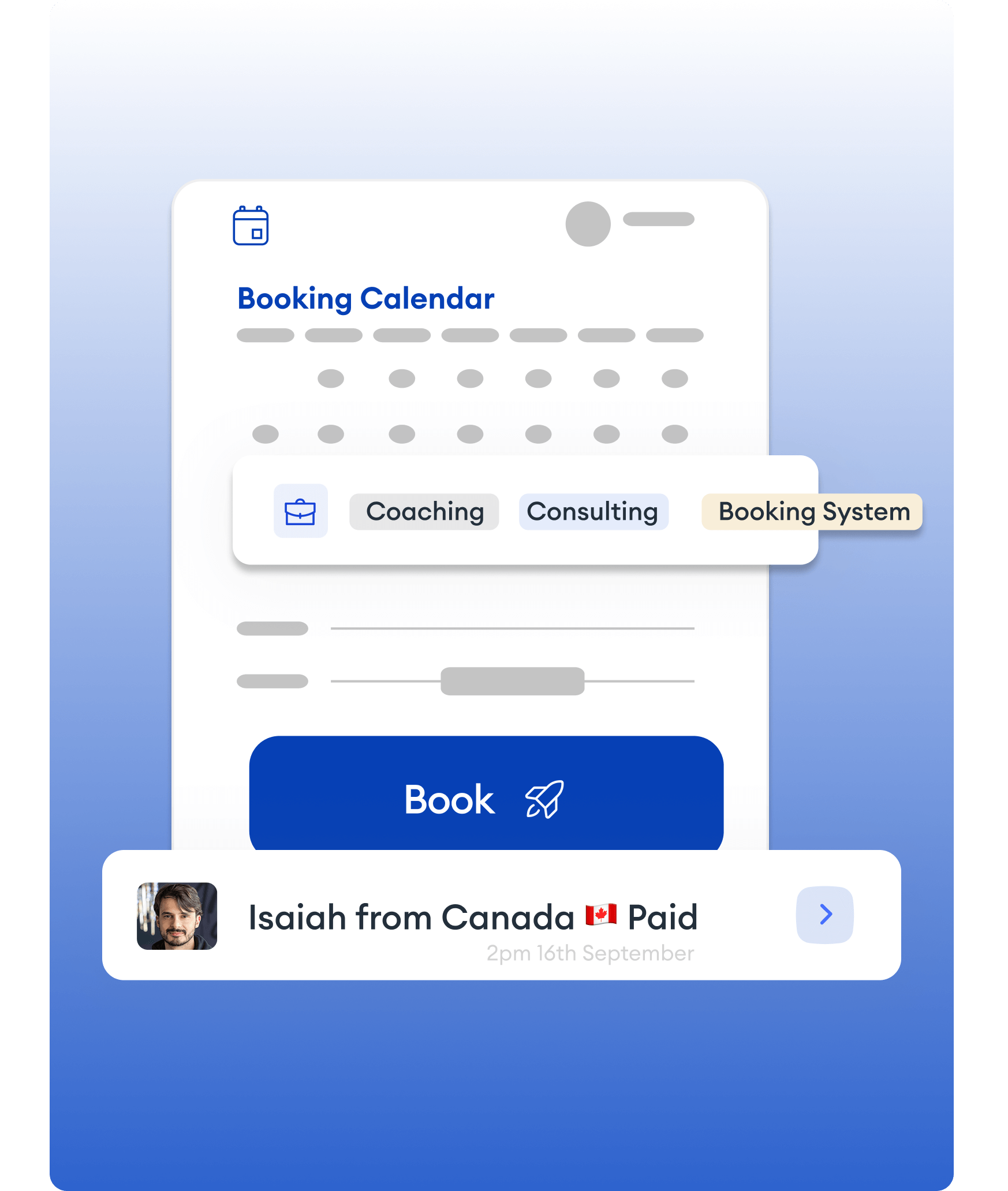 Booking